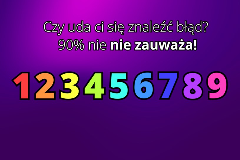 Test Na IQ. Tylko 10% Zauważy Błąd W 10 Sekund - Kobieta W INTERIA.PL