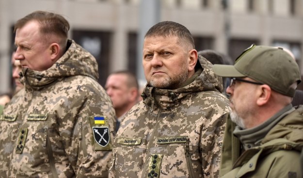 Naczelny dowódca Sił Zbrojnych Ukrainy Wałerij Załużny /OLEG PETRASYUK /PAP/EPA