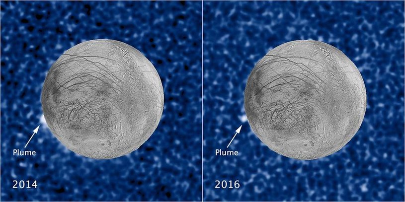 Nad Europą występuje para wodna /NASA