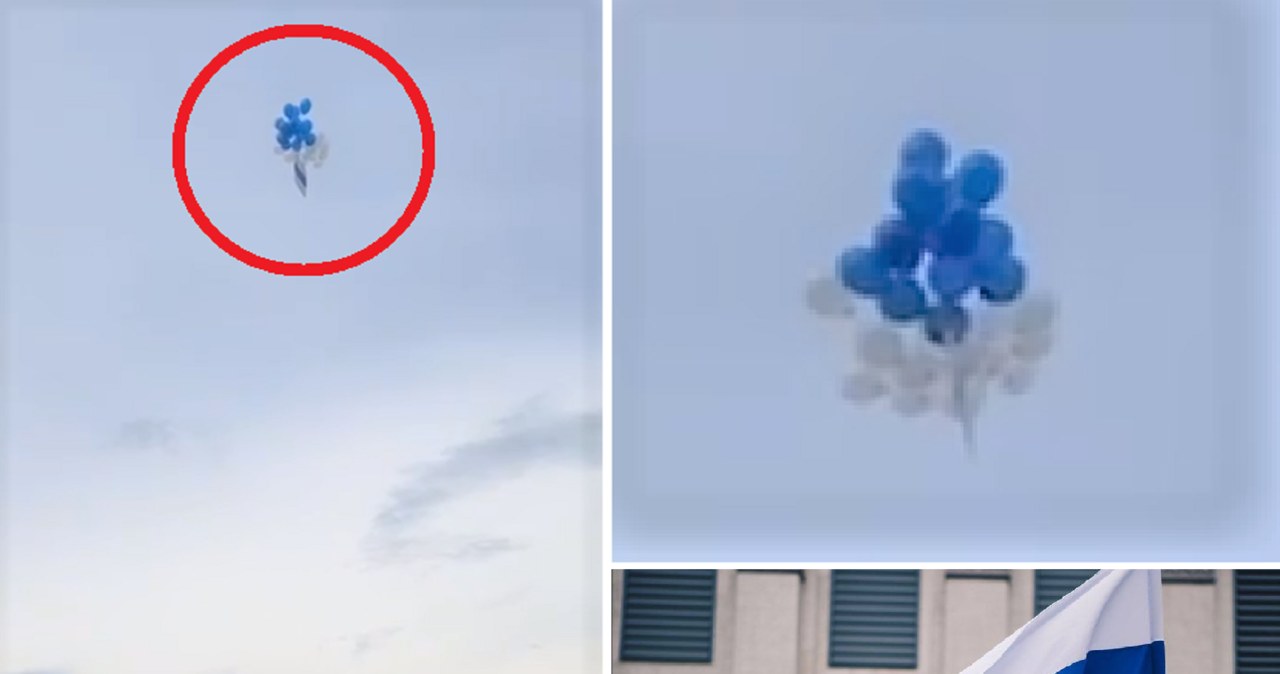 Nad Moskwą przeleciały balony ze znienawidzoną na Kremlu flagą legionu "Wolność Rosji" /Twitter