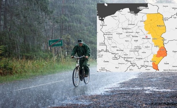 ​Nadciąga ulewa. Poważne ostrzeżenie dla części Polski
