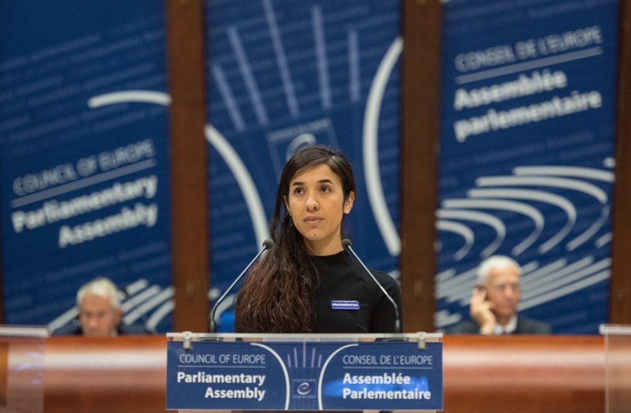 Nadia Murad /Patrick Seeger  /PAP/EPA