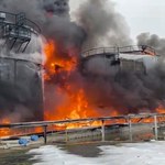 Nadlatujące drony, eksplozje i pożar. Atak na terminal gazu w Rosji