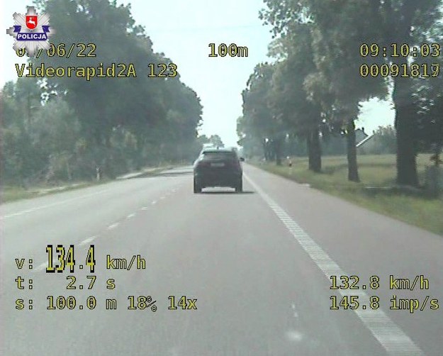 Nadmierna prędkość to wciąż jedna z głównych przyczyn wypadków drogowych. /KMP Biała Podlaska /