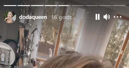 Naga Doda wyszła spod prysznica i nagrała krótkie wideo   /https://www.instagram.com/dodaqueen/ /Instagram