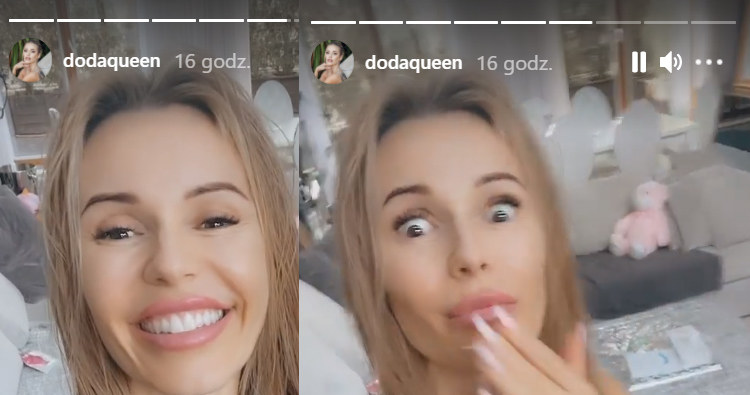 Naga Doda wyszła spod prysznica i nagrała krótkie wideo   /https://www.instagram.com/dodaqueen/ /Instagram