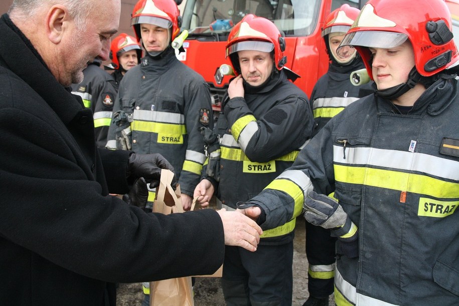 Nagradzani strażacy /Michał Fit /RMF FM