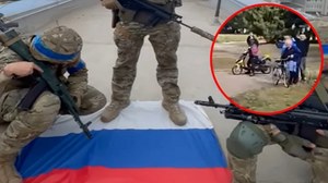 Nagranie dnia. Ukraińscy żołnierze witani jak prawdziwi wyzwoliciele