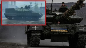 Nagrano unikatową maszynę Ukraińców. To modyfikacja T-64 