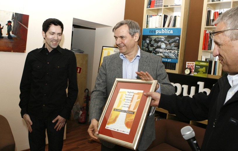 Nagroda dla Dariusza Zaborka, zdjęcie z roku 2008 &nbsp; /materiały prasowe