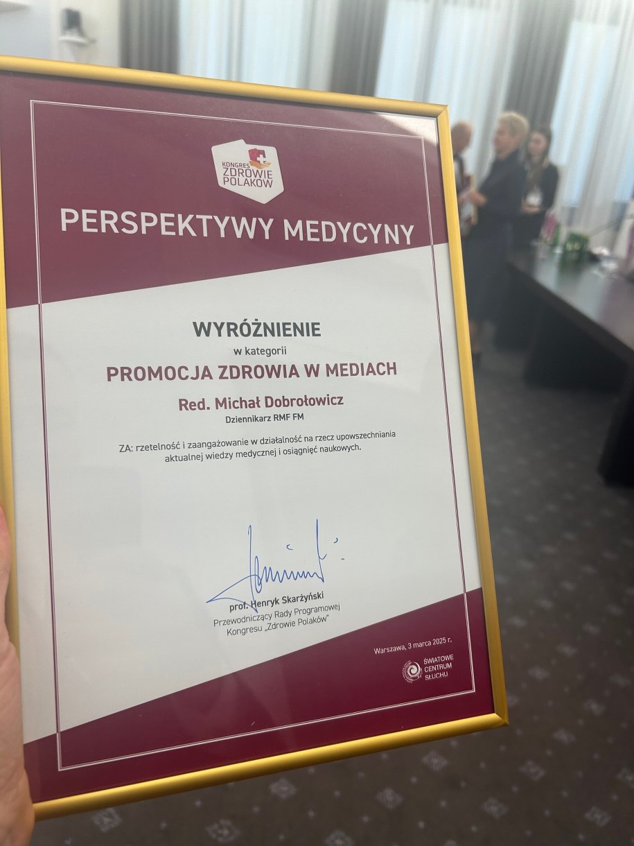 Nagroda dla Michała Dobrołowicza /Natalia Miller /