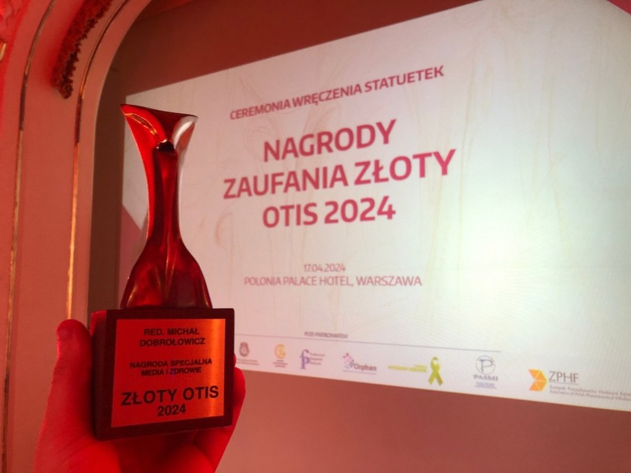 Nagroda Złoty Otis dla dziennikarza RMF FM /Michał Dobrołowicz /RMF FM