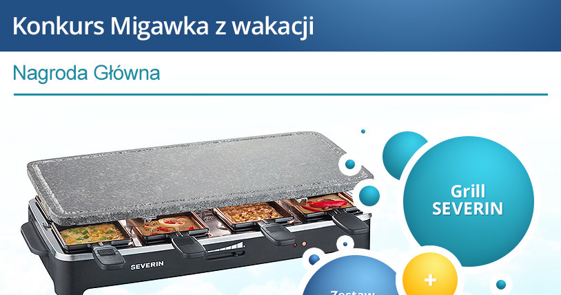 Nagrody w konkursie "Migawka z wakacji" /INTERIA.PL