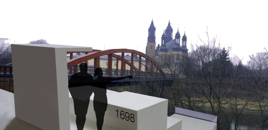 Nagrodzona koncepcja znaku wód wielkich w Poznaniu autorstwa p. Agnieszki Kasprzak /Uniwersytet Przyrodniczy we Wrocławiu /Materiały prasowe