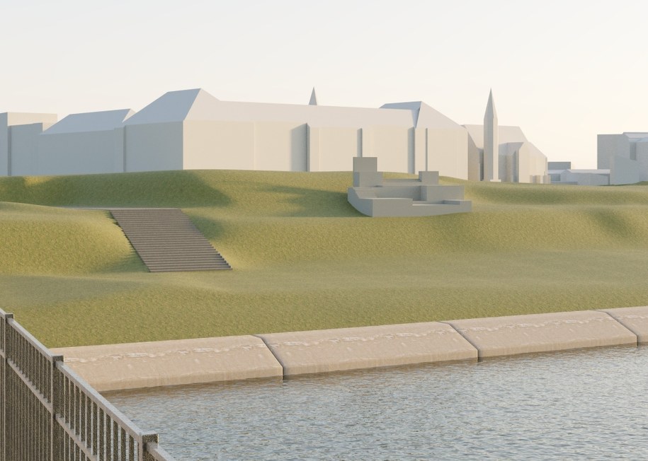 Nagrodzona koncepcja znaku wód wielkich w Poznaniu autorstwa p. Agnieszki Kasprzak /Uniwersytet Przyrodniczy we Wrocławiu /Materiały prasowe