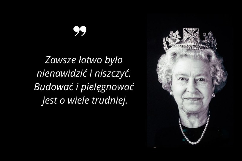 Najbardziej inspirujące cytaty z królowej Elżbiety II /INTERIA.PL