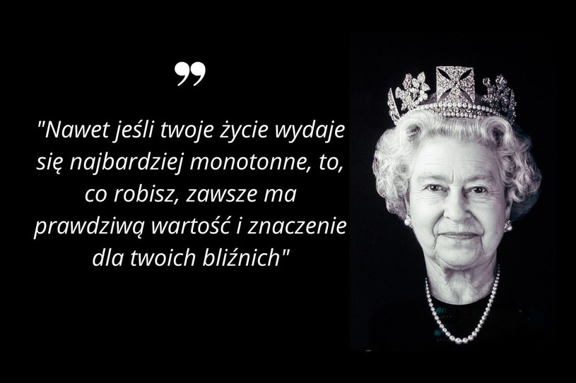 Najbardziej inspirujące cytaty z królowej Elżbiety II /INTERIA.PL