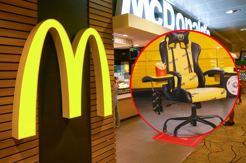 Najbardziej niezdrowy gadżet na świecie: fotel gamingowy od McDonald's! /Zrzut ekranu/Twitter/@esports /123RF/PICSEL