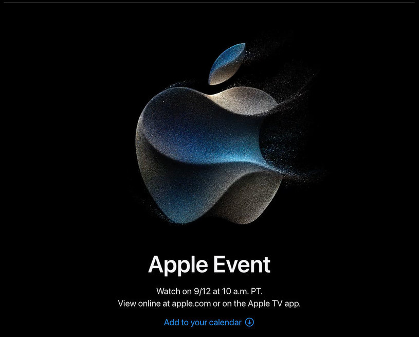 Najbliższa konferencja Apple została zaplanowana na 12 września /Apple /materiały prasowe