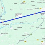 Najdłuższa prosta droga w Polsce. Zakrętów nie ma przez 26 kilometrów