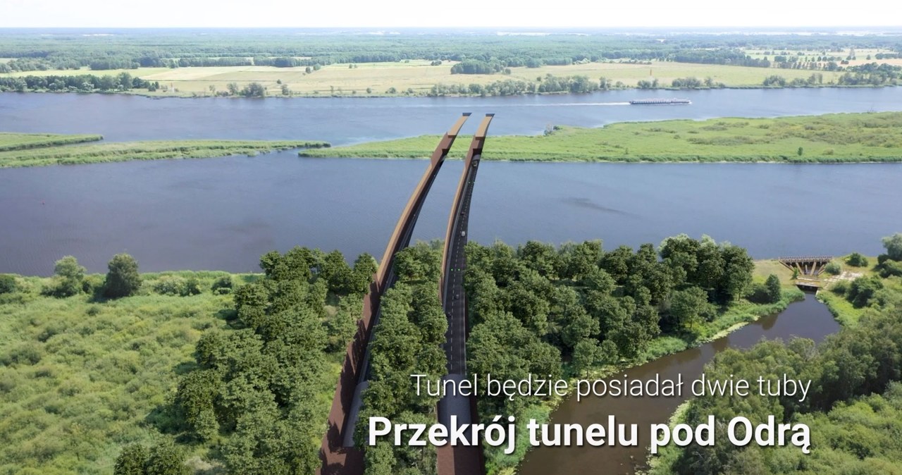 Najdłuższy tunel drogowy w Polsce zostanie wydrążony pod Odrą. /GDDKiA /materiały prasowe