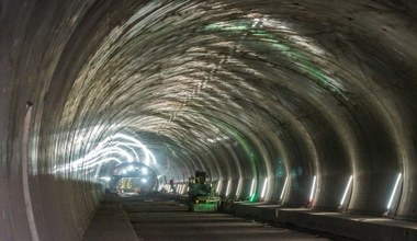 Najdłuższy tunel w Polsce prawie gotowy. Zobacz zdjęcia
