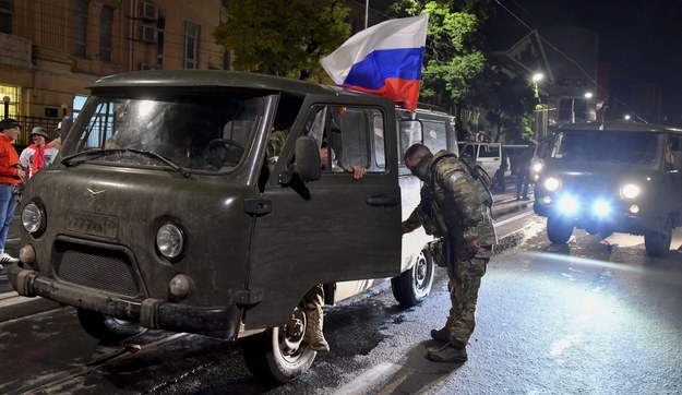 Najemnik Grupy Wagnera w Rostowie nad Donem /ARKADY BUDNITSKY /PAP/EPA