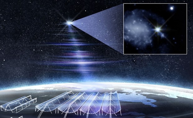 Najjaśniejszy błysk radiowy w historii! Rekordowy sygnał przybył z siąsiedniej galaktyki