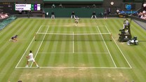 Najlepsze akcje piątego dnia Wimbledonu. WIDEO