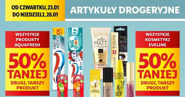 Najlepsze kosmetyki do makijażu i pielęgnacji teraz 50% taniej w Lidlu! /Lidl /INTERIA.PL