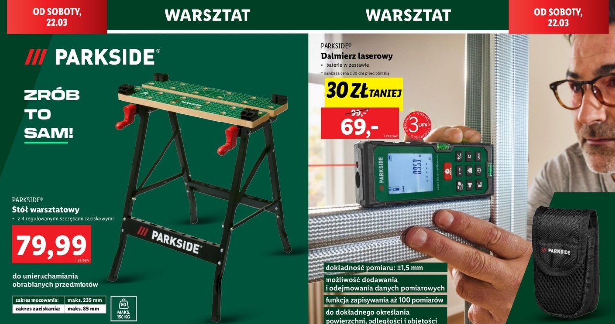 Najlepsze narzędzia Parkside – pełna oferta produktów w rewelacyjnych cenach! Od wiertarek po piły /Lidl /INTERIA.PL