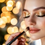 modny makijaż Najmodniejszy makijaż na sylwestra: "Cloud Dancer", brokat i niezawodna czerwień