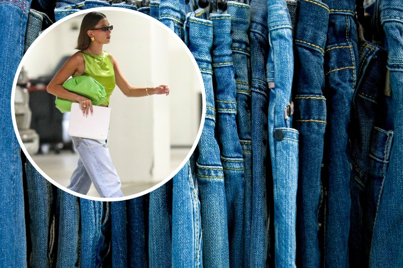 Najmodnieszje jeansy na jesień. Gwiazdy takie jak Hailey Bieber już je noszą. Są hitem na TikToku