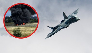 Najnowocześniejszy myśliwiec Rosjan Su-57 rozbił się pod Moskwą