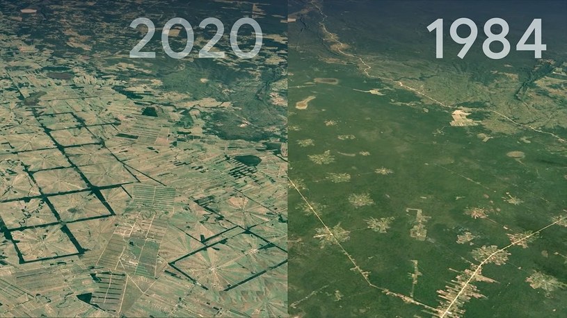 Najnowsze zdjęcia satelitarne ujawniają, jak ludzkość zmienia oblicze Ziemi [WIDEO] /Geekweek