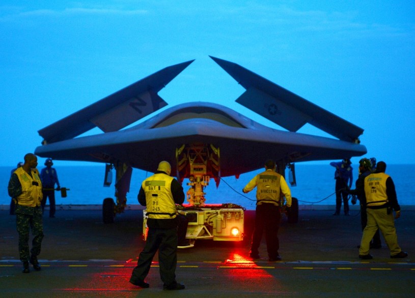 Najnowszy amerykański dron:  X-47B Unmanned Combat Air System (UCAS) /Getty Images/Flash Press Media