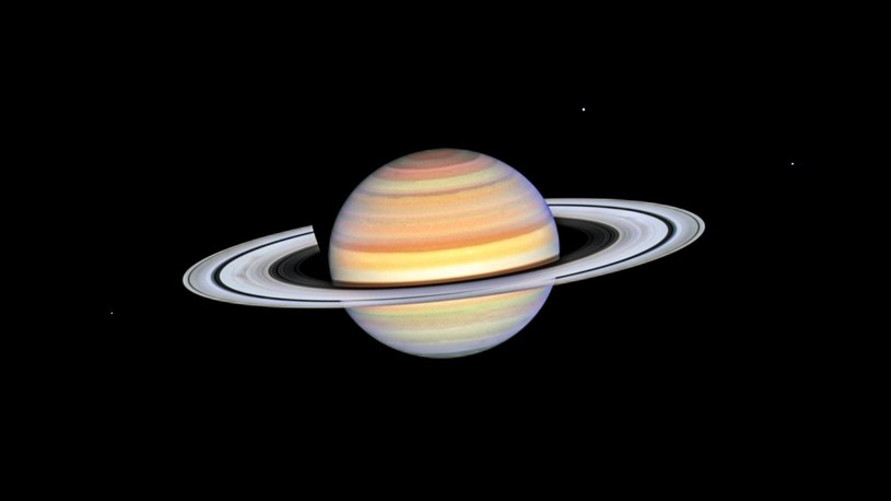 Najnowszy widok na Saturna w obiektywie Kosmicznego Teleskopu Hubble'a /NASA, ESA, STScI, Amy Simon (NASA-GSFC) /domena publiczna
