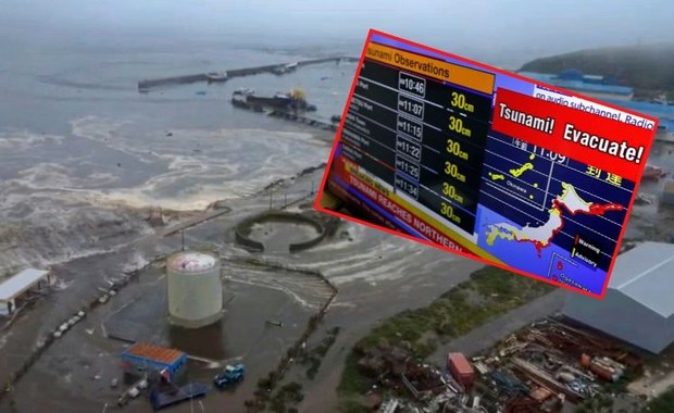 Najpierw cofnęła się woda, potem nadeszły fale. Tsunami pomknęło po Pacyfiku 