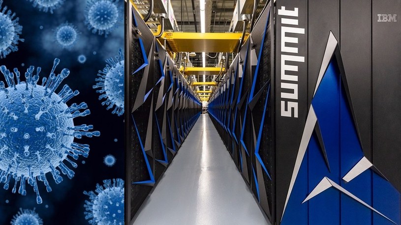 Najpotężniejszy superkomputer na świecie wykorzystany przeciwko SARS-CoV-2 /Geekweek