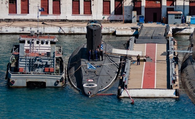 Najstarszy okręt podwodny Floty Czarnomorskiej po raz pierwszy od 8 lat wypłynął w morze