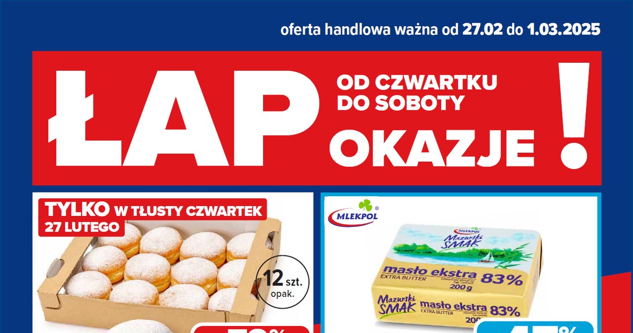 Najtańsze pączki w Polsce! Sprawdź, gdzie kupisz je za najniższą cenę w Tłusty Czwartek! /Carrefour Polska /INTERIA.PL