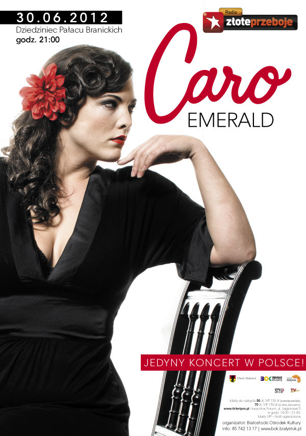 Największą muzyczną fascynacją Caro Emerald jest muzyka lat 40-tych i 50-tych. /  - /.
