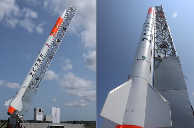 Największa w historii Polski rakieta "Perun" w środę wieczorem poleciała w kosmos i osiągnęła wysokość 22 kilometrów /domena publiczna