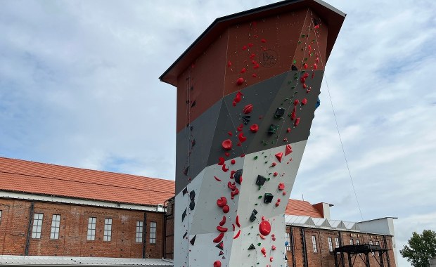Największa zewnętrzna ściana wspinaczkowa powstała w Bytomiu