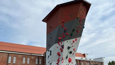 Największa zewnętrzna ściana wspinaczkowa powstała w Bytomiu