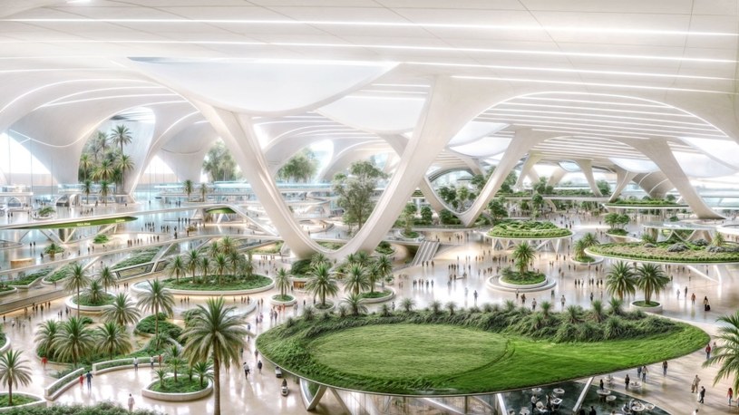 Największe lotnisko świata powstanie w Dubaju. /@HHShkMohd /Twitter