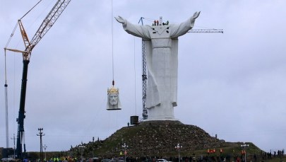 Największy na świecie pomnik Chrystusa Króla już prawie gotowy