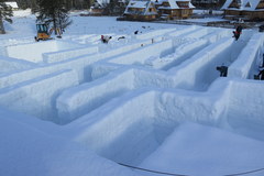 Największy na świecie śnieżny labirynt powstaje w Zakopanem