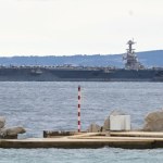 Największy okręt świata w Europie. Po incydencie na pokładzie konieczna naprawa