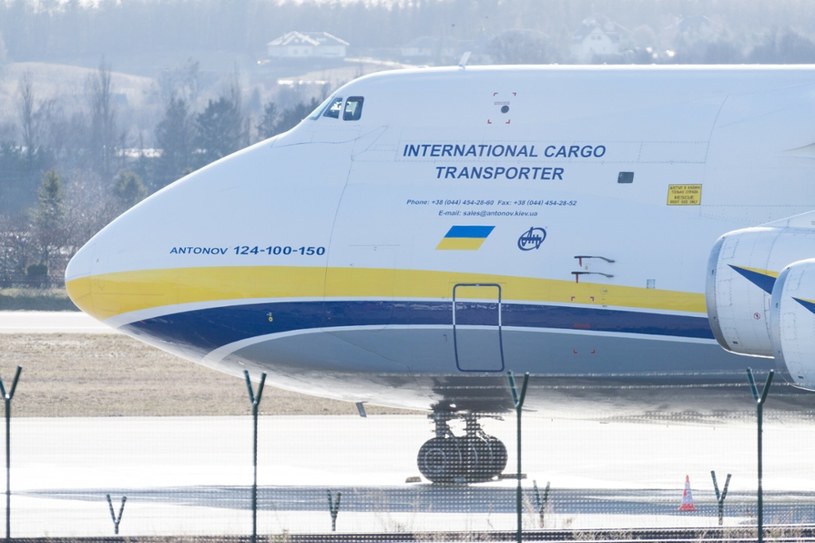 Największy samolot świata Antonow AN-124 przyleciał do Wrocławia. / WOJCIECH STROZYK/REPORTER  /East News